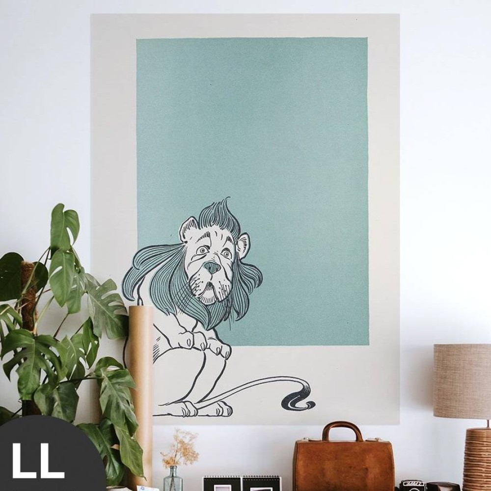Hattan Art Poster The Cowardly Lion / HP-00028