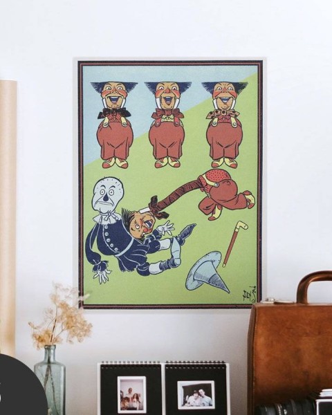 Hattan Art Poster Struck The Scarecrow / HP-00032