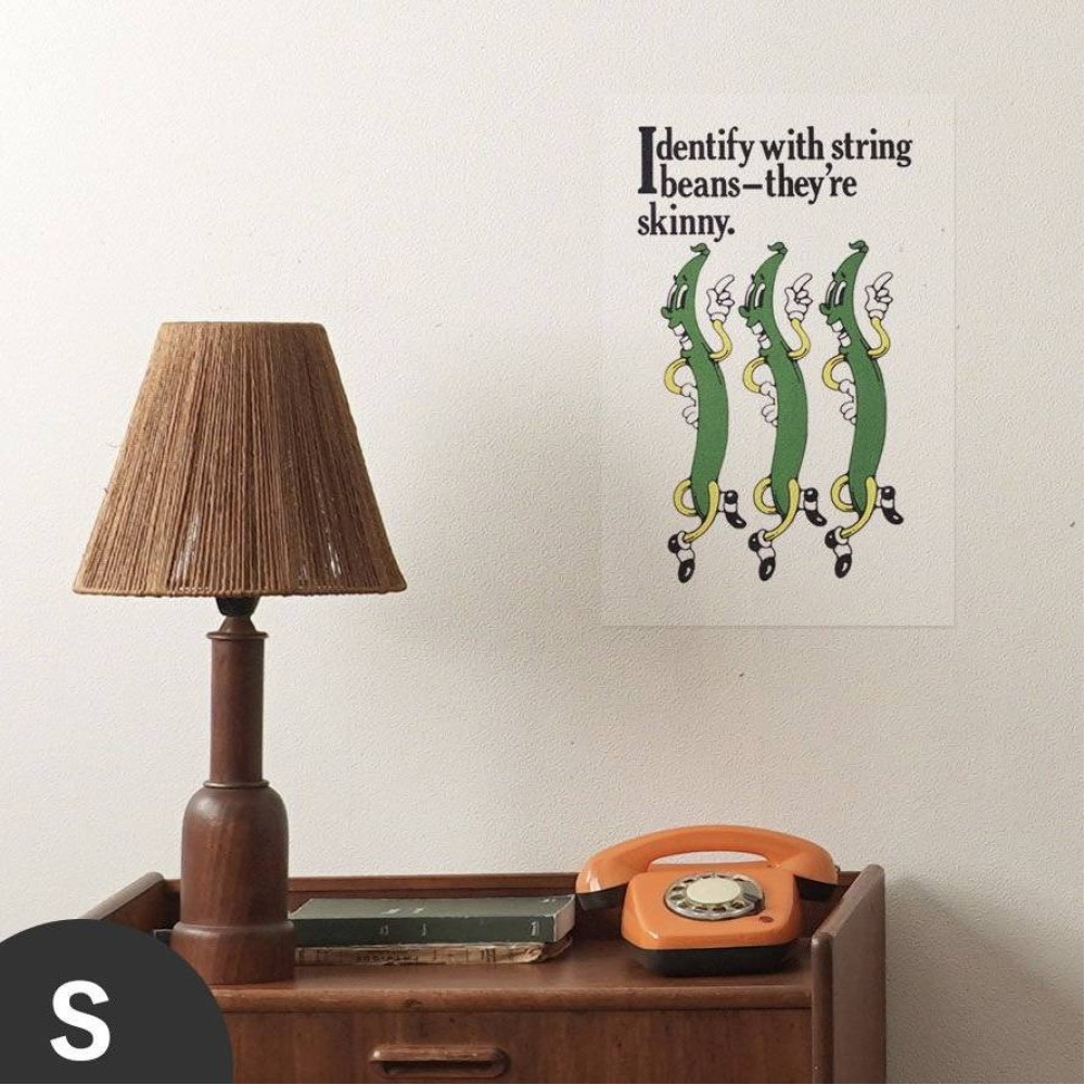 Hattan Art Poster Identify with string beans / HP-00082