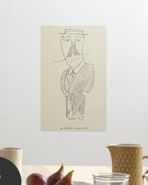 Hattan Art Poster Arthur Conan Doyle / HP-00102