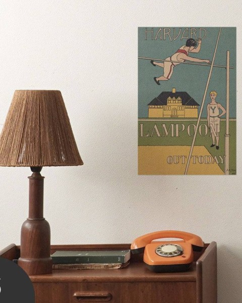Hattan Art Poster Harvard Lampoon, Out Today / HP-00103