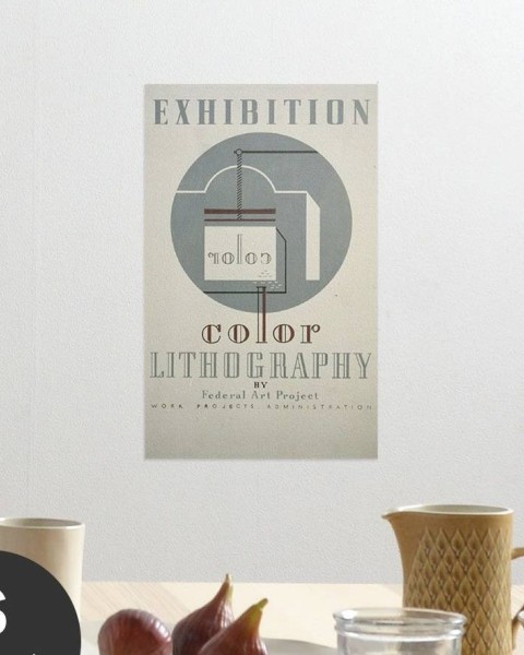 Hattan Art Poster Exhibition Color Lithography / HP-00071