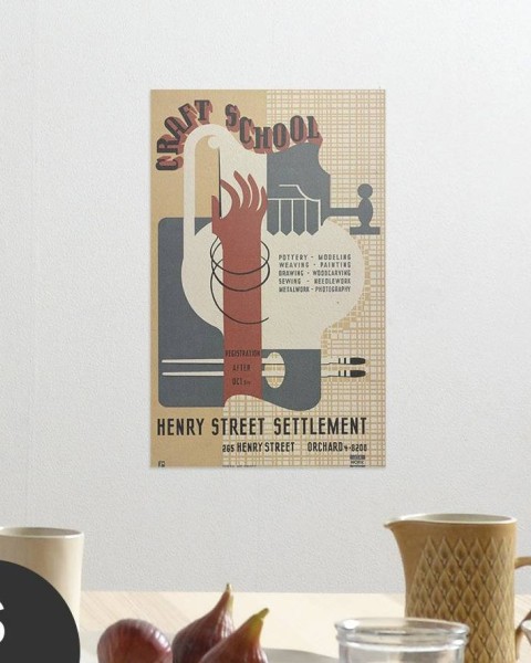 Hattan Art Poster Craft School / HP-00073