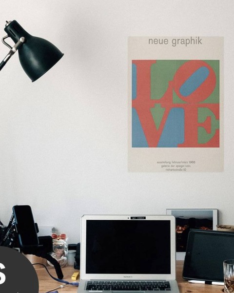 Hattan Art Poster Love. Neue Graphik  / HP-00098
