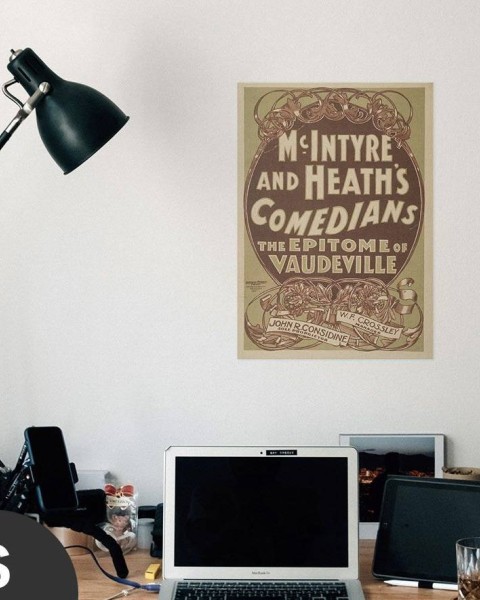 Hattan Art Poster Comedians The Epitome of Vaudeville / HP-00118