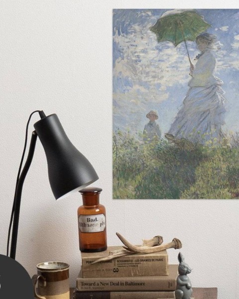 Hattan Art Poster Monet Woman with a Parasol / HP-00134