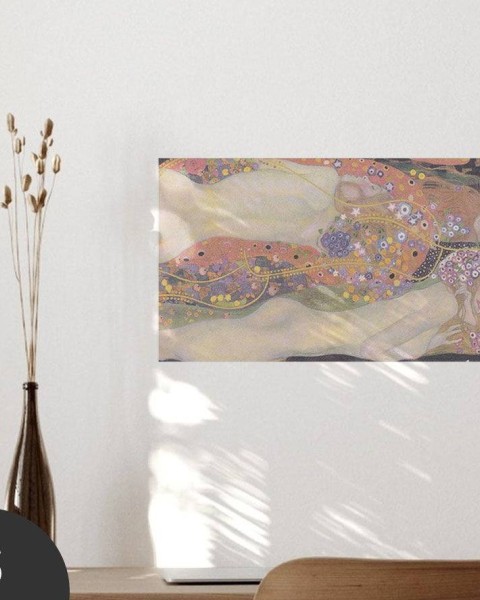 Hattan Art Poster Klimt Water Serpents II / HP-00157