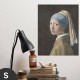 Hattan Art Poster Vermeer Girl with a Pearl Earring / HP-00165