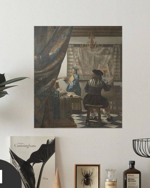 Hattan Art Poster Vermeer The Art of Painting / HP-00166