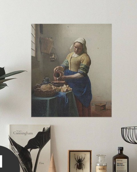 Hattan Art Poster Vermeer The Milkmaid / HP-00167