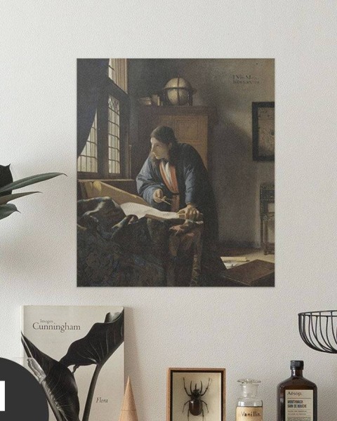 Hattan Art Poster Vermeer The Geographer  / HP-00168