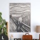 Hattan Art Poster Munch The Scream / HP-00169