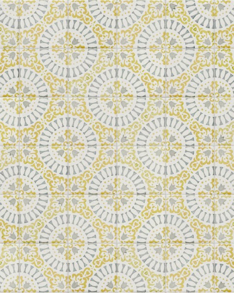 [Hatte Me] REMOVABLE AND REUSABLE WALLPAPER REMAKE SHEET-ANTIQUE TILE PATTERN (65cm x 2.6m) ATKK-02