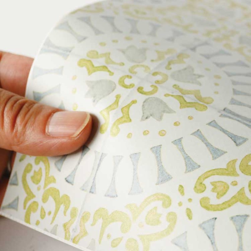 [Hatte Me] REMOVABLE AND REUSABLE WALLPAPER REMAKE SHEET-ANTIQUE TILE PATTERN (65cm x 2.6m) ATKK-02