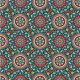 [Hatte Me] REMOVABLE AND REUSABLE WALLPAPER REMAKE SHEET-BOHO PATTERN (65cm x 3m) / BOHO-A1m Blue mini