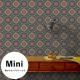 [Hatte Me] REMOVABLE AND REUSABLE WALLPAPER REMAKE SHEET-BOHO PATTERN (65cm x 3m) / BOHO-A1m Blue mini