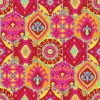 [Hatte Me] REMOVABLE AND REUSABLE WALLPAPER REMAKE SHEET-BOHO PATTERN (65cm x 3m) / BOHO-B2 Pink