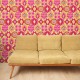 [Hatte Me] REMOVABLE AND REUSABLE WALLPAPER REMAKE SHEET-BOHO PATTERN (65cm x 3m) / BOHO-B2 Pink