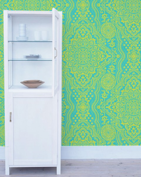 [Hatte Me] REMOVABLE AND REUSABLE WALLPAPER REMAKE SHEET-BOHO PATTERN (65cm x 3m) / BOHO-E1