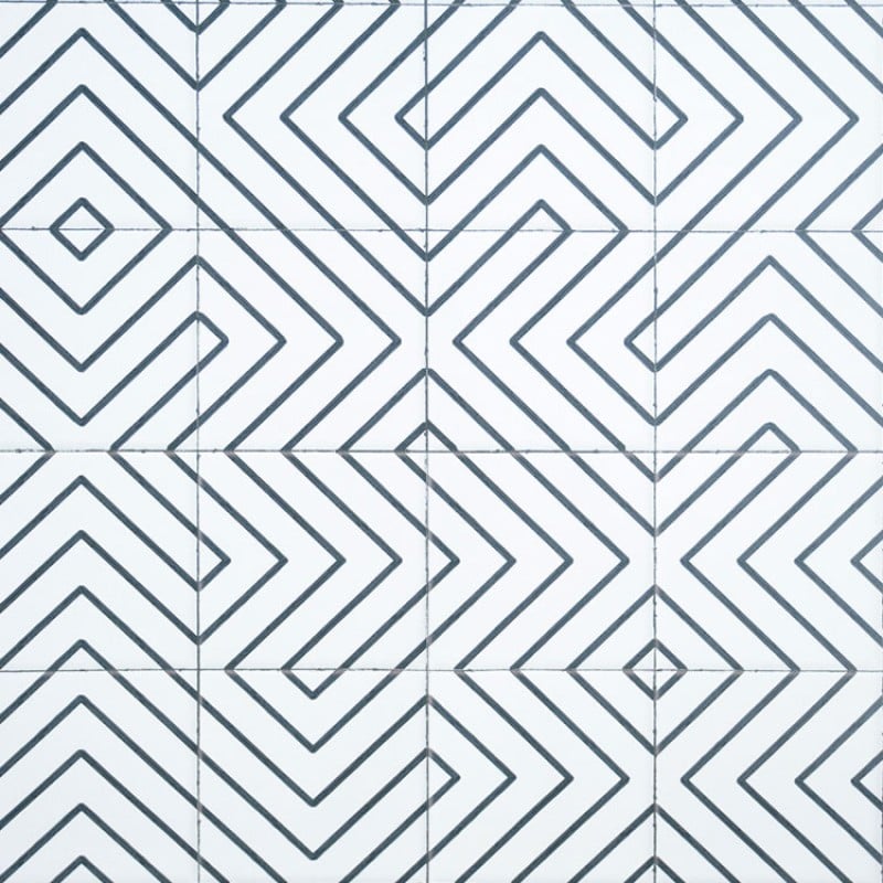 [Hatte Me] REMOVABLE AND REUSABLE WALLPAPER REMAKE SHEET-MONOCHROME TILE PATTERN (65cm x 3m) / MNCT-01