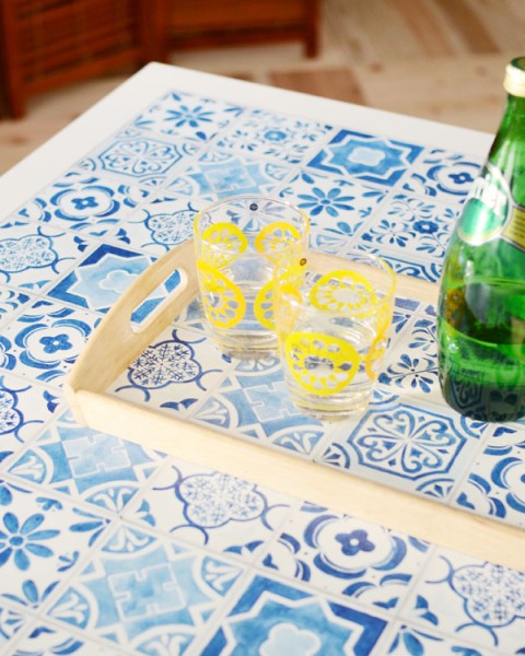 [HATTE ME] REMOVABLE AND REUSABLE WALLPAPER REMAKE SHEET-TILE PATTERN (65CM X 3M) TILE-01