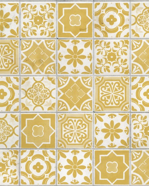[Hatte Me] REMOVABLE AND REUSABLE WALLPAPER REMAKE SHEET-TILE PATTERN (65cm x 3m) / TILE-05