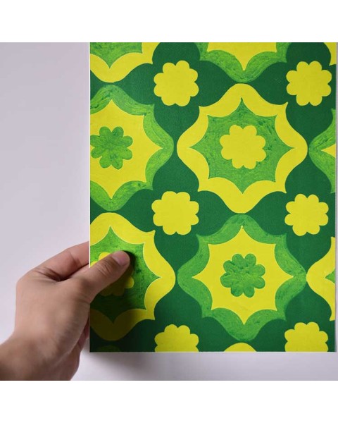 [Hatte Me] REMOVABLE AND REUSABLE WALLPAPER REMAKE SHEET-REPRINT VINTAGE PATTERN (65cm x 3m) / FKVT-A1