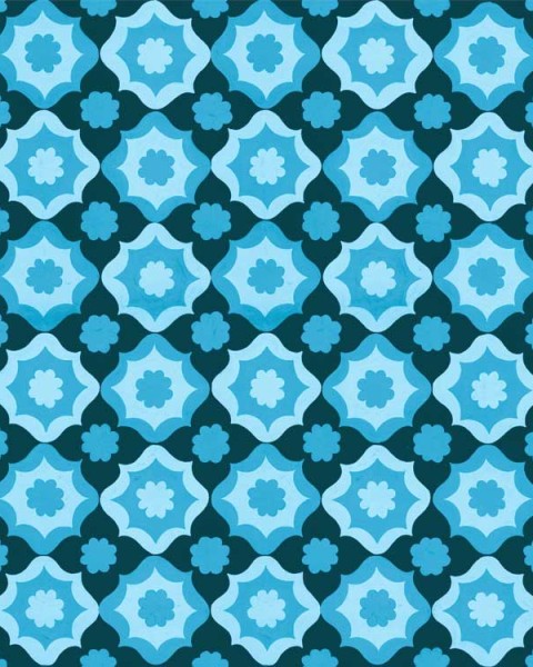 [Hatte Me] REMOVABLE AND REUSABLE WALLPAPER REMAKE SHEET-REPRINT VINTAGE PATTERN (65cm x 3m) / FKVT-A2