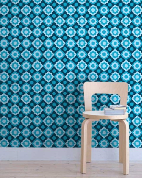 [Hatte Me] REMOVABLE AND REUSABLE WALLPAPER REMAKE SHEET-REPRINT VINTAGE PATTERN (65cm x 3m) / FKVT-A2
