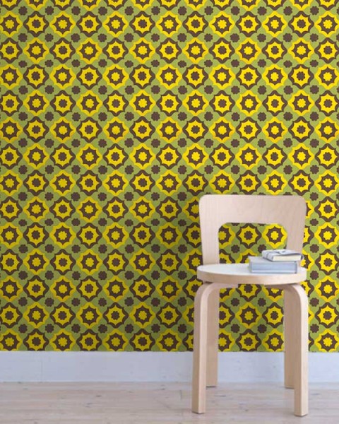 [Hatte Me] REMOVABLE AND REUSABLE WALLPAPER REMAKE SHEET-REPRINT VINTAGE PATTERN (65cm x 3m) / FKVT-A7