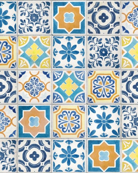 [Hatte Me] REMOVABLE AND REUSABLE WALLPAPER REMAKE SHEET-TILE PATTERN (65cm x 3m) / TILE-02 