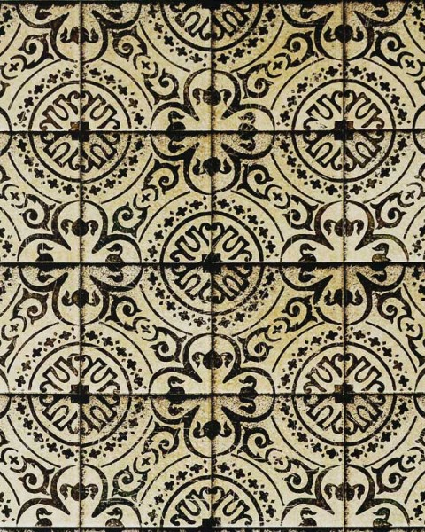 [Hatte Me] REMOVABLE AND REUSABLE WALLPAPER REMAKE SHEET-VINTAGE TILE PATTERN (65cm x 3m) / VTYK-01