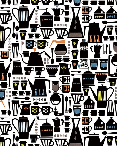 [Hatte Me] REMOVABLE AND REUSABLE WALLPAPER REMAKE SHEET-YUKARI SWEENEY DESIGN (65cm x 3m) / YSD-04A