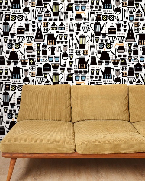 [Hatte Me] REMOVABLE AND REUSABLE WALLPAPER REMAKE SHEET-YUKARI SWEENEY DESIGN (65cm x 3m) / YSD-04A
