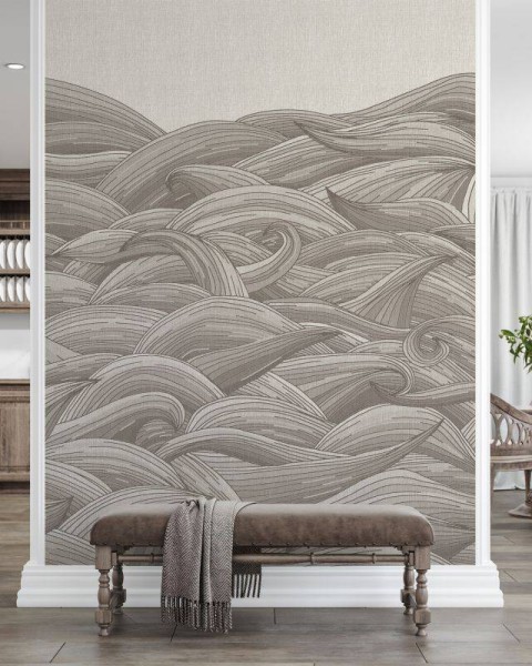 HOHENBERGER | 26786 | WAVES TAUPE GREY
