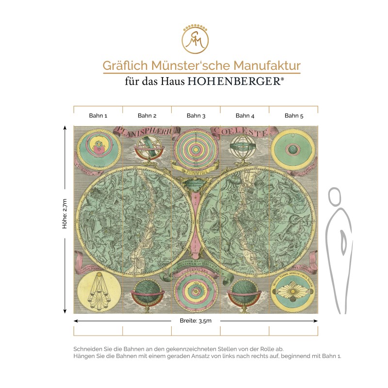 Hohenberger | GMM | Vintage Star Map | 18033-HTM