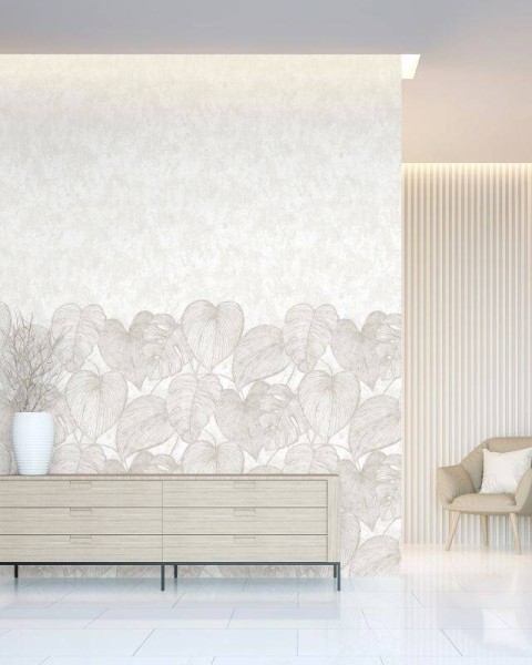 HOHENBERGER | 26979 | MONSTERA TWIN WALL MIRROR WHITE