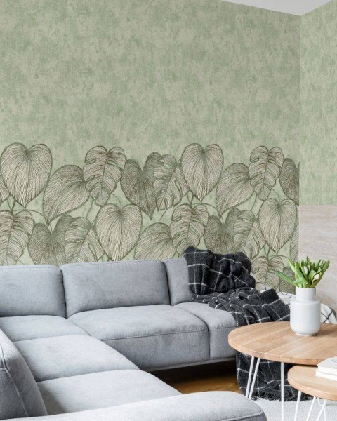 HOHENBERGER | 26973 | MONSTERA TWIN WALL OLIVE SAGE