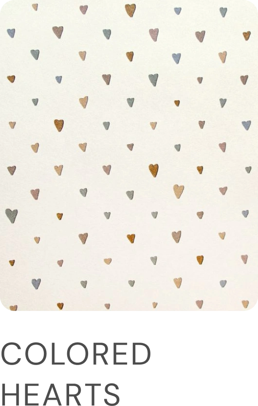 colored hearts wallpaper design