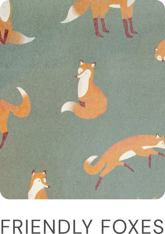 Friendly Foxes wallpaper design