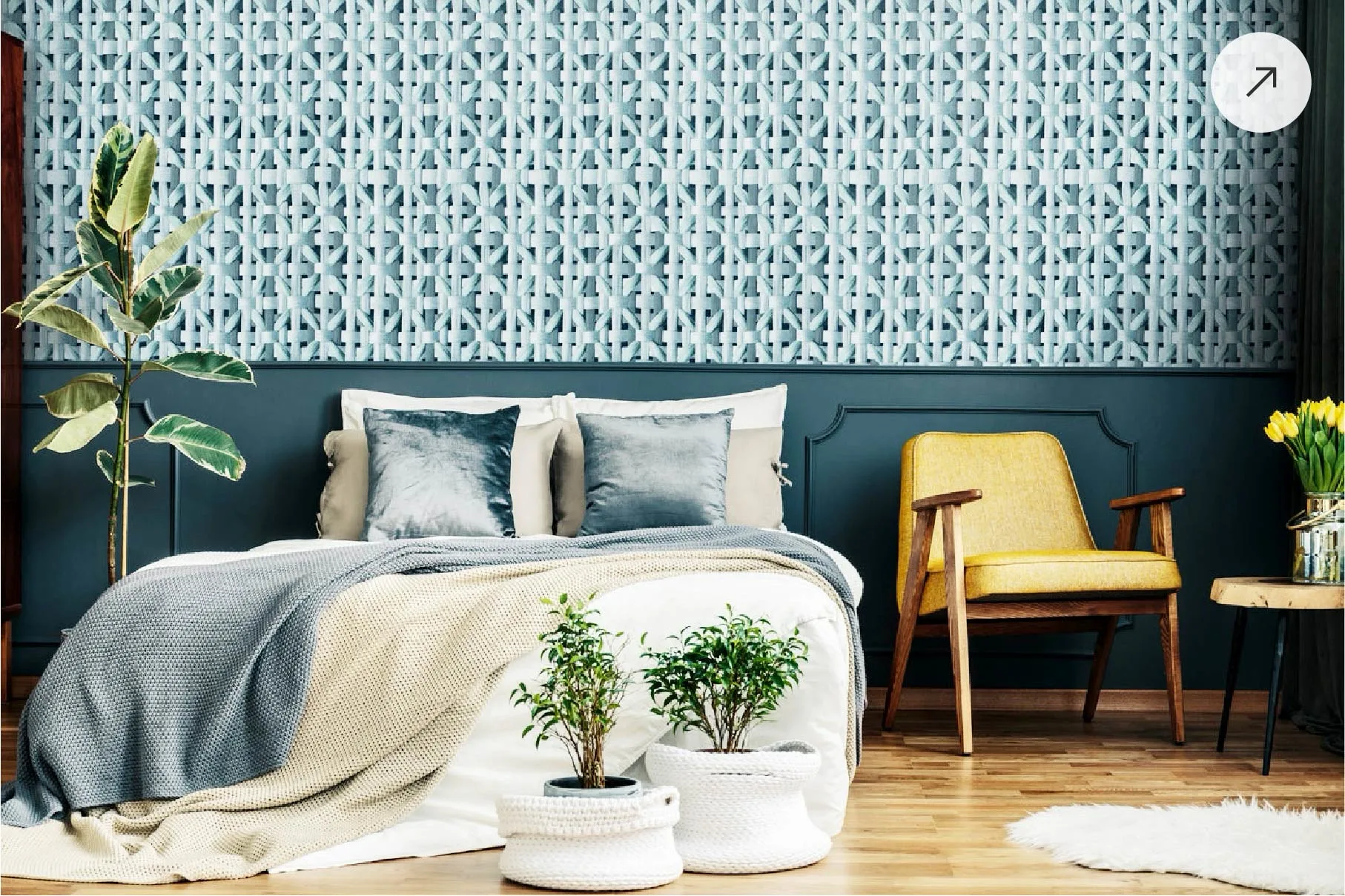 Bedroom Seta from Hohenberger Wallpaper
