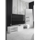 Dark fluted panel with wallpaper, Honpo feature wall package