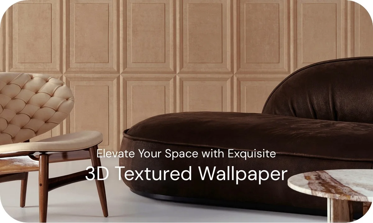 elevate your space with exquisite 3d textured wallpaper