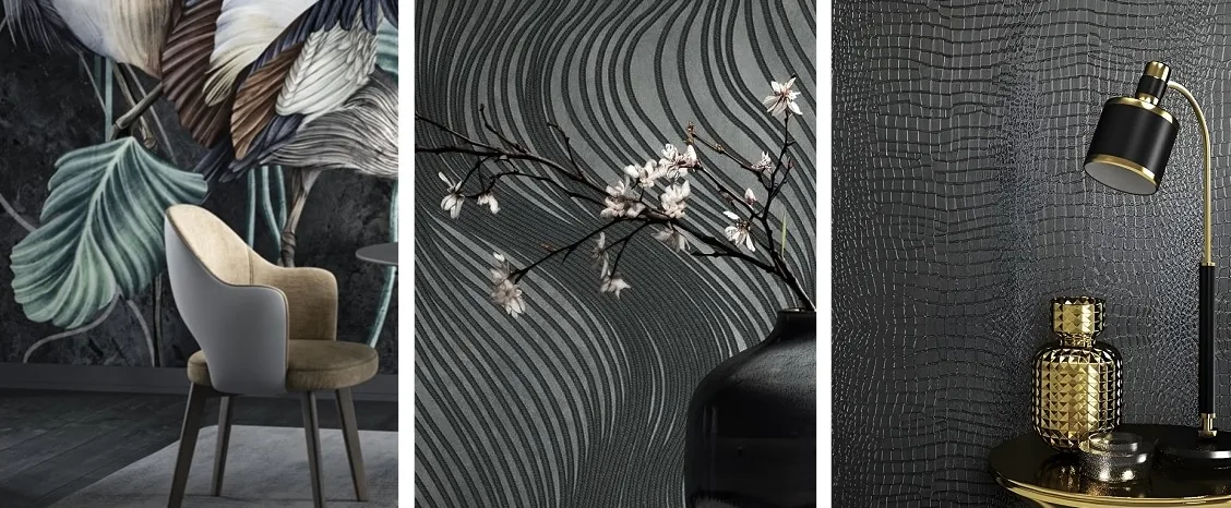 black wallpaper collection