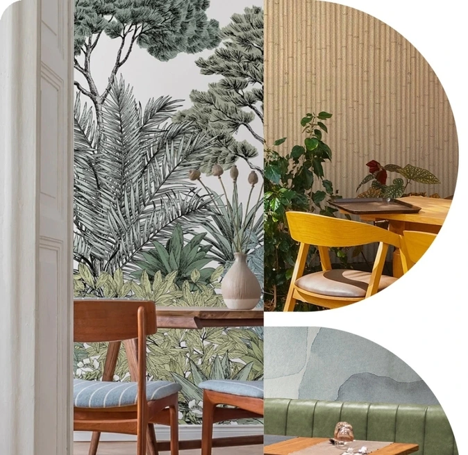 Restaurant  Wallpaper for beautiful design