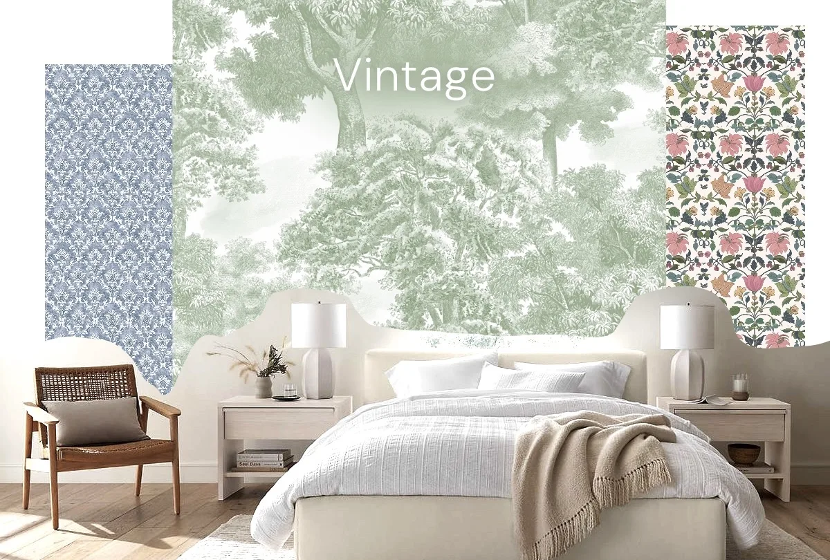 Vintage Classic Interior Wallpaper
