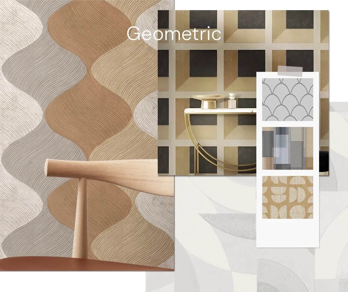 Geometric Interior Wallpaper