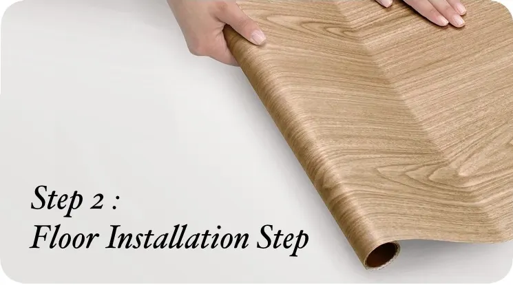 step 2 floor installation