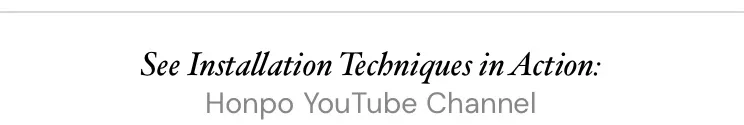 see installation techniques