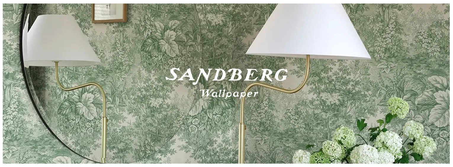Sandberg wallpaper covers the whole spectrum of classic and modern Scandinavian design